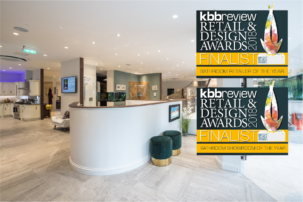 Finalist for kbbreview 2018 Bathroom and Showroom of the Year