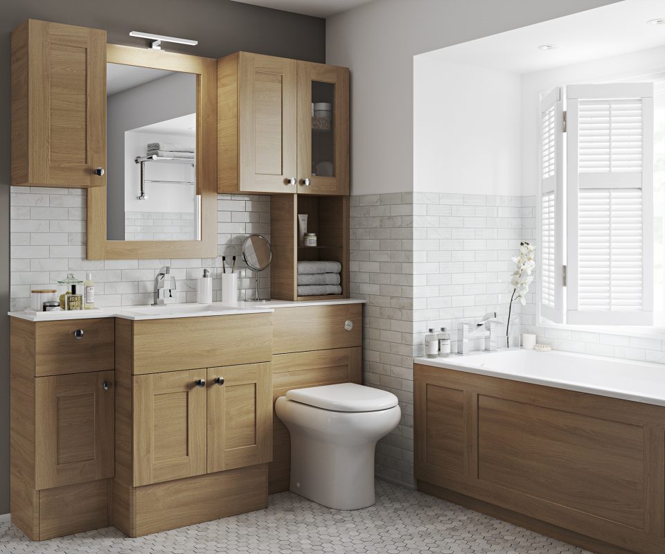 Mereway Bathroom Vanity Unit