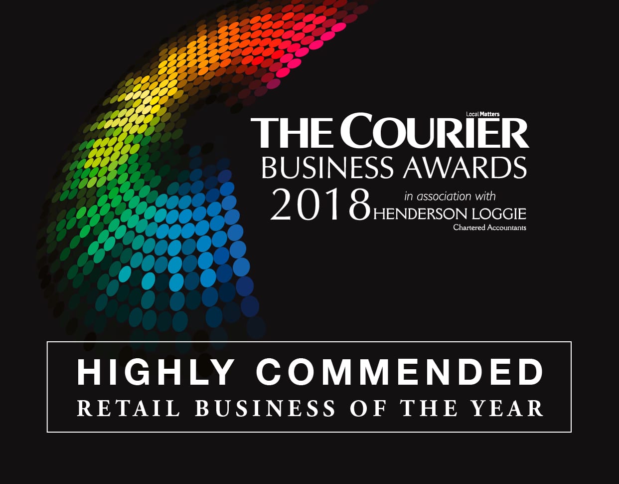 The Courier Business Awards 2018 Highly Commended Graphic Mobile